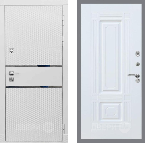 Входная металлическая Дверь Рекс (REX) 15 Силк Сноу FL-2 Силк Сноу в Голицыно
