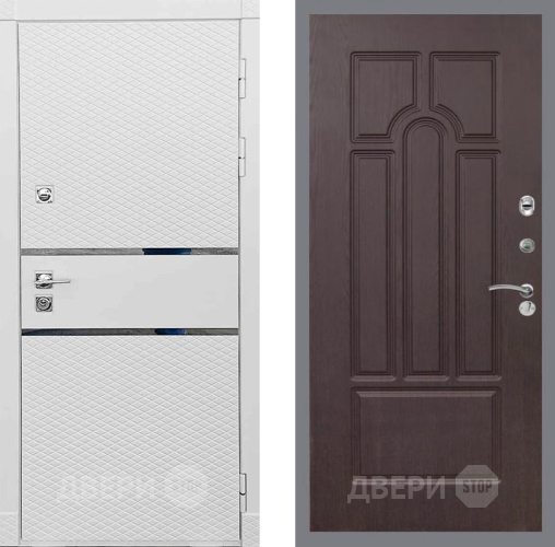 Входная металлическая Дверь Рекс (REX) 15 Силк Сноу FL-58 Венге в Голицыно