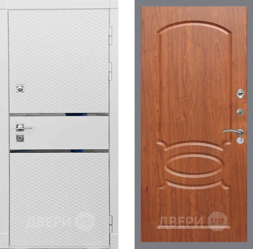 Входная металлическая Дверь Рекс (REX) 15 Силк Сноу FL-128 Морёная берёза в Голицыно