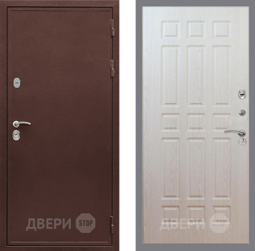 Входная металлическая Дверь Рекс (REX) 5А FL-33 Беленый дуб в Голицыно