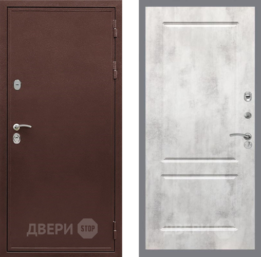 Входная металлическая Дверь Рекс (REX) 5А FL-117 Бетон светлый в Голицыно