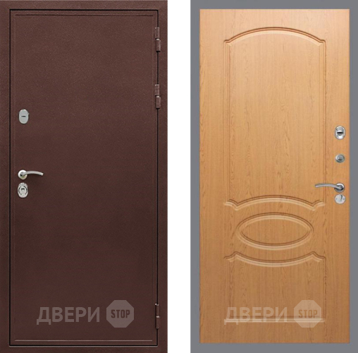 Входная металлическая Дверь Рекс (REX) 5А FL-128 Дуб в Голицыно