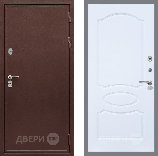 Входная металлическая Дверь Рекс (REX) 5А FL-128 Силк Сноу в Голицыно