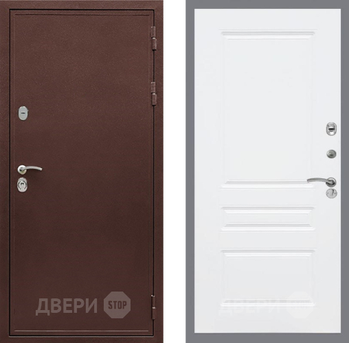 Входная металлическая Дверь Рекс (REX) 5А FL-243 Силк Сноу в Голицыно