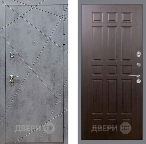 Входная металлическая Дверь Рекс (REX) 13 Бетон Темный FL-33 Венге в Голицыно