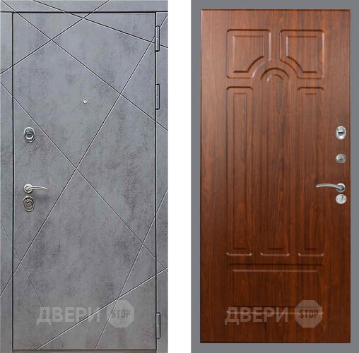 Входная металлическая Дверь Рекс (REX) 13 Бетон Темный FL-58 Морёная берёза в Голицыно