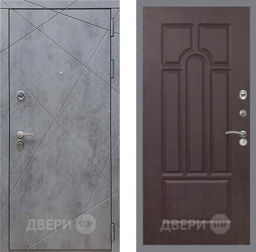Входная металлическая Дверь Рекс (REX) 13 Бетон Темный FL-58 Венге в Голицыно