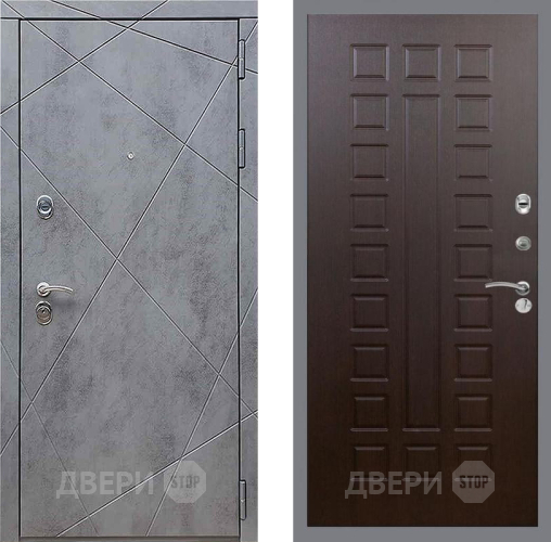Входная металлическая Дверь Рекс (REX) 13 Бетон Темный FL-183 Венге в Голицыно