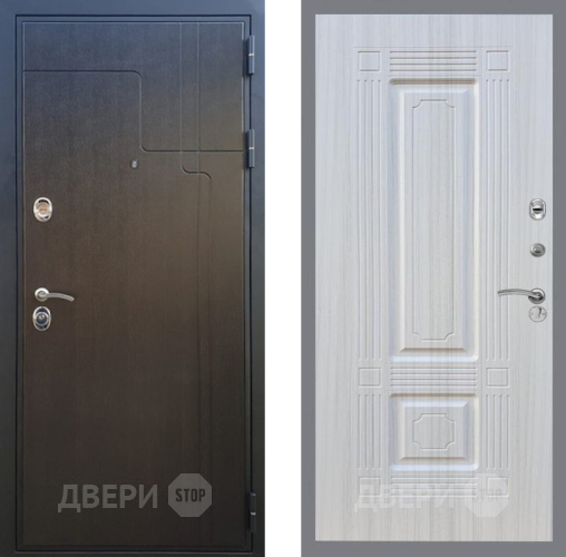 Входная металлическая Дверь Рекс (REX) Премиум-246 FL-2 Сандал белый в Голицыно