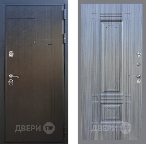 Входная металлическая Дверь Рекс (REX) Премиум-246 FL-2 Сандал грей в Голицыно