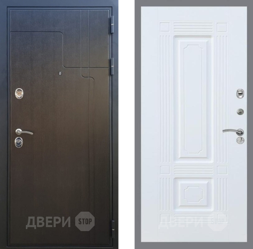 Входная металлическая Дверь Рекс (REX) Премиум-246 FL-2 Силк Сноу в Голицыно