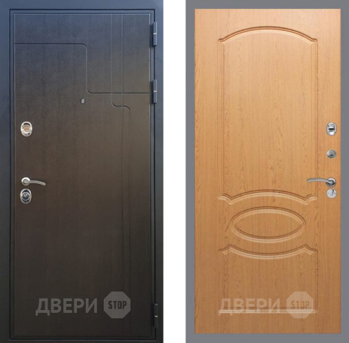 Входная металлическая Дверь Рекс (REX) Премиум-246 FL-128 Дуб в Голицыно