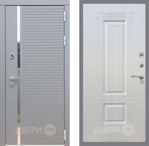 Входная металлическая Дверь Рекс (REX) 24 FL-2 Лиственница беж в Голицыно
