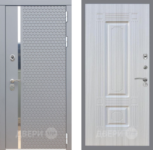 Входная металлическая Дверь Рекс (REX) 24 FL-2 Сандал белый в Голицыно