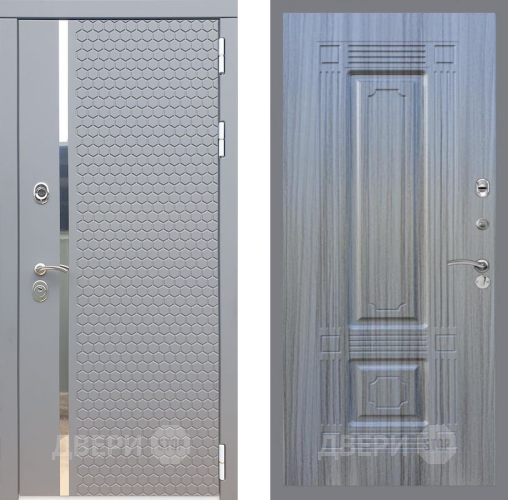 Входная металлическая Дверь Рекс (REX) 24 FL-2 Сандал грей в Голицыно