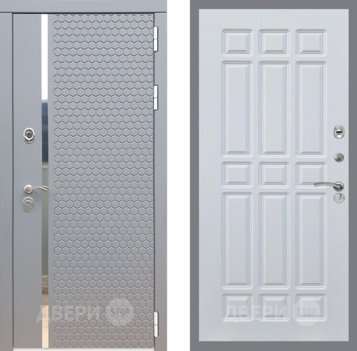 Входная металлическая Дверь Рекс (REX) 24 FL-33 Белый ясень в Голицыно