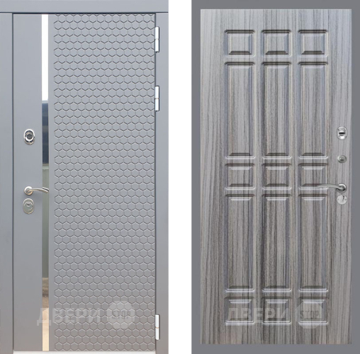 Входная металлическая Дверь Рекс (REX) 24 FL-33 Сандал грей в Голицыно