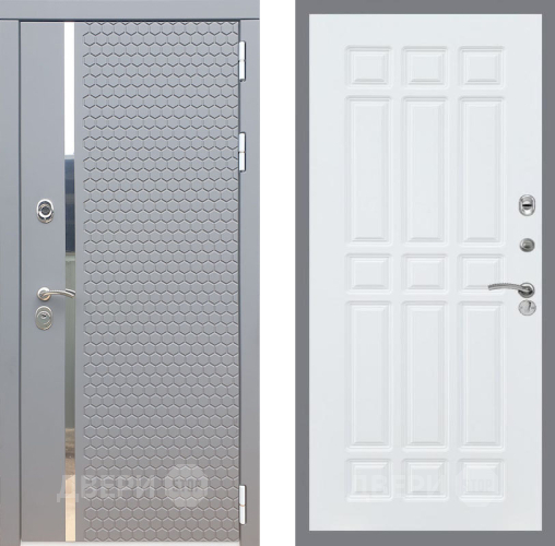 Входная металлическая Дверь Рекс (REX) 24 FL-33 Силк Сноу в Голицыно