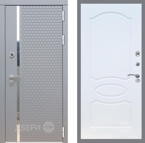 Входная металлическая Дверь Рекс (REX) 24 FL-128 Белый ясень в Голицыно