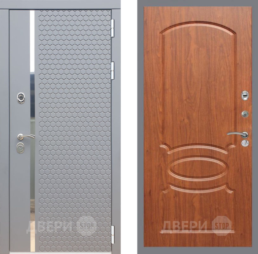 Входная металлическая Дверь Рекс (REX) 24 FL-128 Морёная берёза в Голицыно