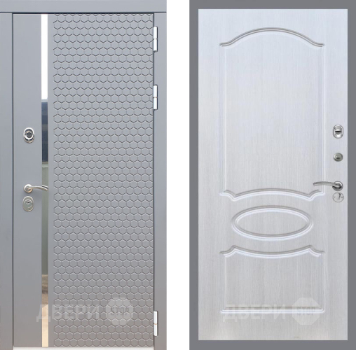 Входная металлическая Дверь Рекс (REX) 24 FL-128 Лиственница беж в Голицыно