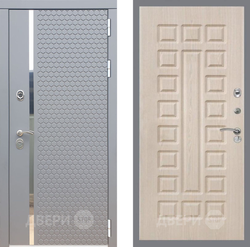 Входная металлическая Дверь Рекс (REX) 24 FL-183 Беленый дуб в Голицыно