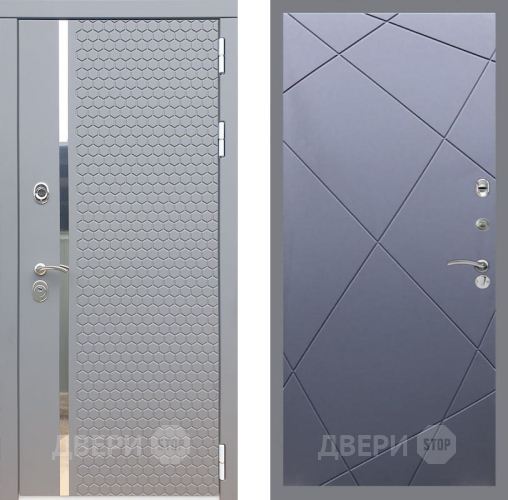 Входная металлическая Дверь Рекс (REX) 24 FL-291 Силк титан в Голицыно