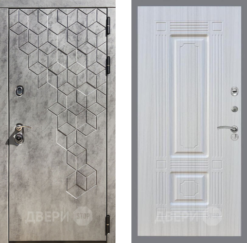 Входная металлическая Дверь Рекс (REX) 23 FL-2 Сандал белый в Голицыно