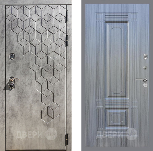 Входная металлическая Дверь Рекс (REX) 23 FL-2 Сандал грей в Голицыно