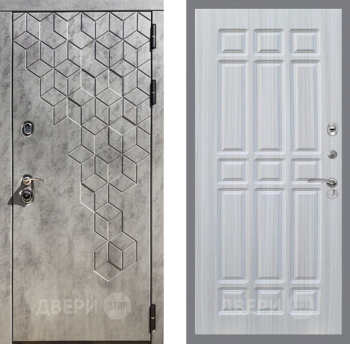 Входная металлическая Дверь Рекс (REX) 23 FL-33 Сандал белый в Голицыно