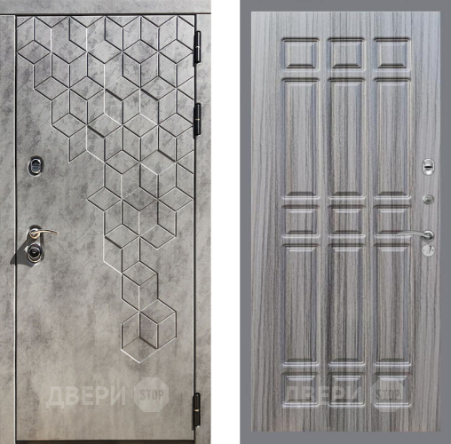 Входная металлическая Дверь Рекс (REX) 23 FL-33 Сандал грей в Голицыно