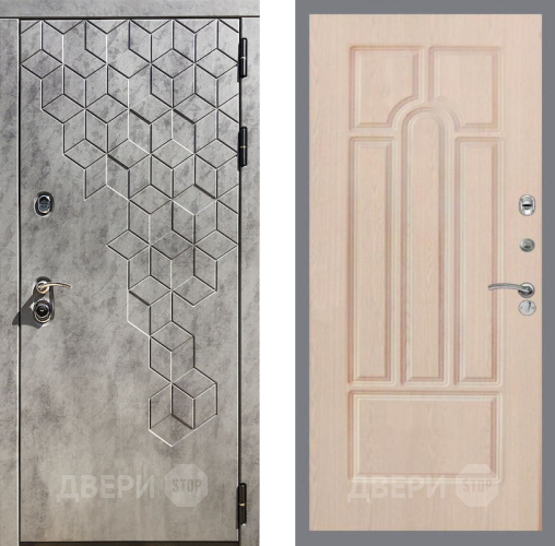 Входная металлическая Дверь Рекс (REX) 23 FL-58 Беленый дуб в Голицыно