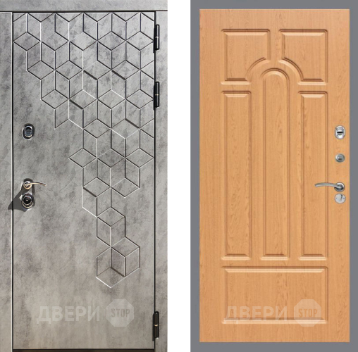 Входная металлическая Дверь Рекс (REX) 23 FL-58 Дуб в Голицыно