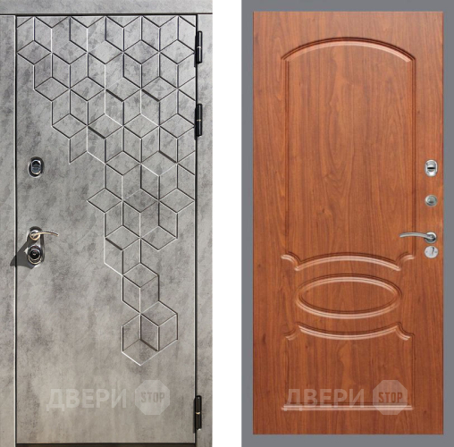 Входная металлическая Дверь Рекс (REX) 23 FL-128 Морёная берёза в Голицыно