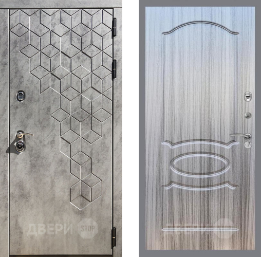 Входная металлическая Дверь Рекс (REX) 23 FL-128 Сандал грей в Голицыно