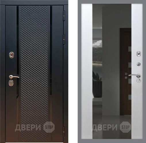 Входная металлическая Дверь Рекс (REX) 25 СБ-16 с Зеркалом Лиственница беж в Голицыно