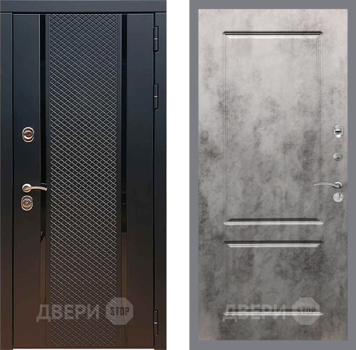 Входная металлическая Дверь Рекс (REX) 25 FL-117 Бетон темный в Голицыно