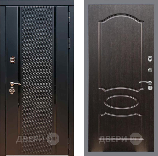 Входная металлическая Дверь Рекс (REX) 25 FL-128 Венге светлый в Голицыно