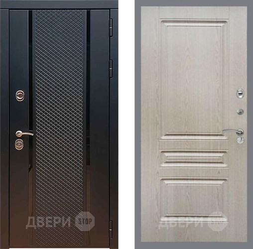 Входная металлическая Дверь Рекс (REX) 25 FL-243 Беленый дуб в Голицыно