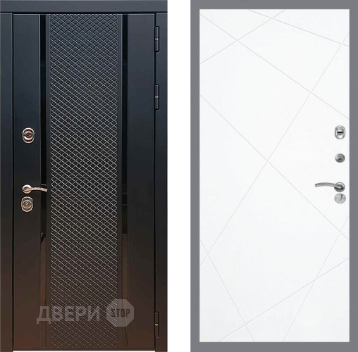 Входная металлическая Дверь Рекс (REX) 25 FL-291 Силк Сноу в Голицыно