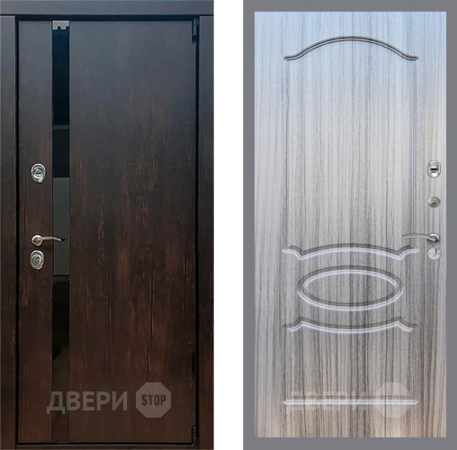 Входная металлическая Дверь Рекс (REX) 26 FL-128 Сандал грей в Голицыно