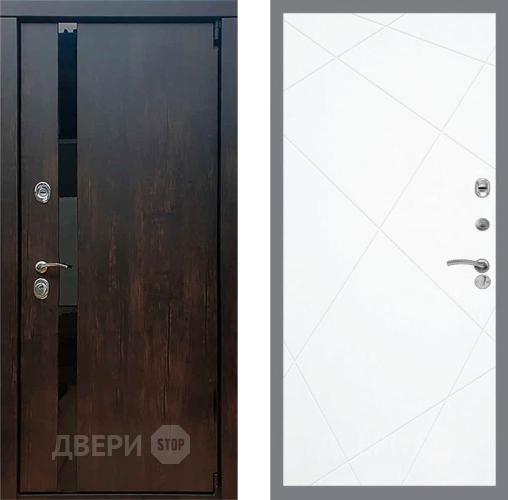 Входная металлическая Дверь Рекс (REX) 26 FL-291 Силк Сноу в Голицыно