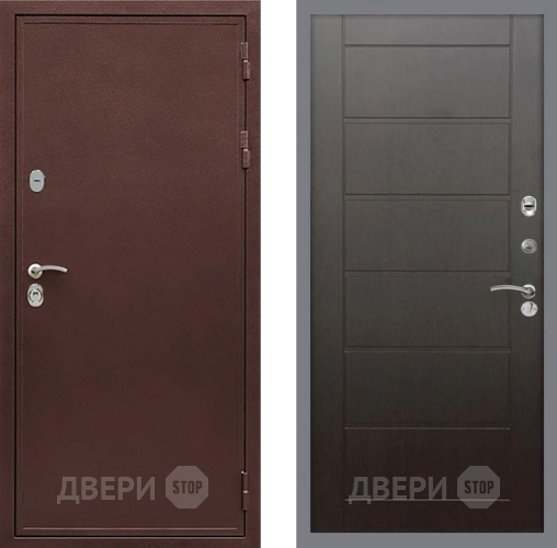 Входная металлическая Дверь Рекс (REX) 5 металл 3 мм Сити Венге в Голицыно