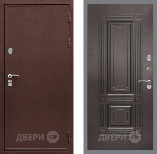 Входная металлическая Дверь Рекс (REX) 5 металл 3 мм FL-2 Венге в Голицыно