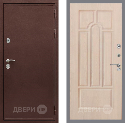 Дверь Рекс (REX) 5 металл 3 мм FL-58 Беленый дуб в Голицыно