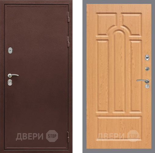 Дверь Рекс (REX) 5 металл 3 мм FL-58 Дуб в Голицыно