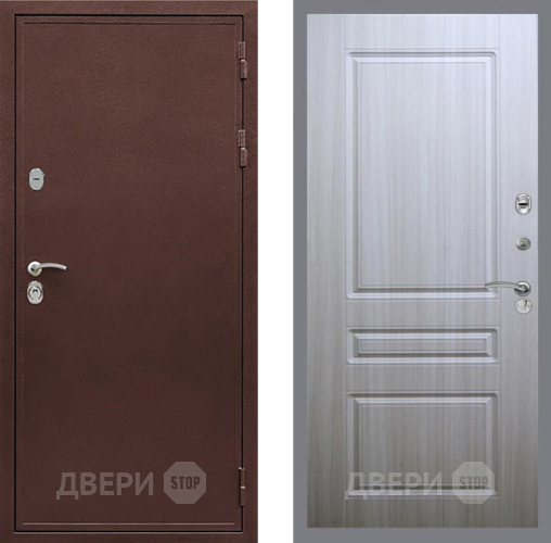 Дверь Рекс (REX) 5 металл 3 мм FL-243 Сандал белый в Голицыно
