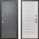 Входная металлическая Дверь Шелтер (SHELTER) Комфорт Лофт графит 1 Белый ясень в Голицыно