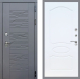 Входная металлическая Дверь Стоп СКАНДИ ФЛ-128 Белый ясень в Голицыно