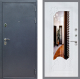 Входная металлическая Дверь Стоп СИЛЬВЕР ЗкркалоФЛ-147 Ясень белый в Голицыно